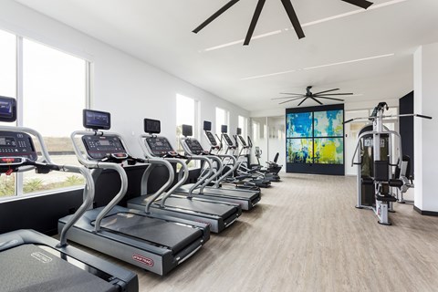Fitness Center at Evolve at South Bay