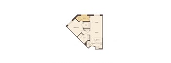 A2 floor plan at Marc San Marcos