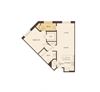 A2 floor plan at Marc San Marcos