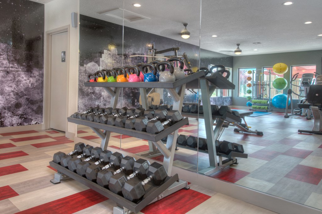 Weight Equipment at Vizcaya Hilltop Apartments, Reno, 89523