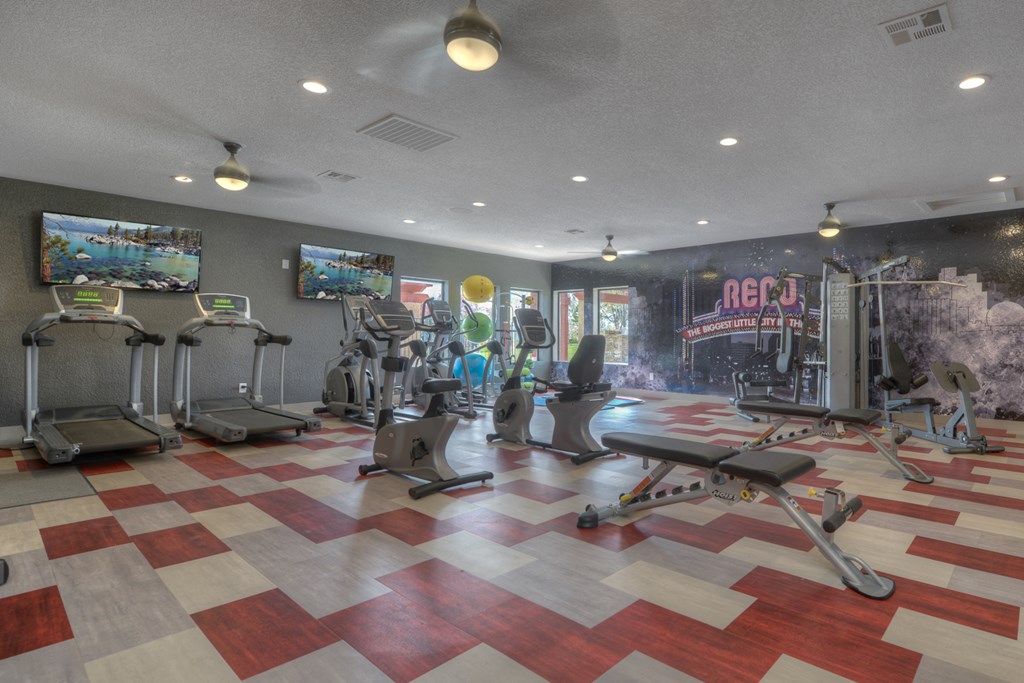 Fitness Center at Vizcaya Hilltop Apartments, NV, 89523