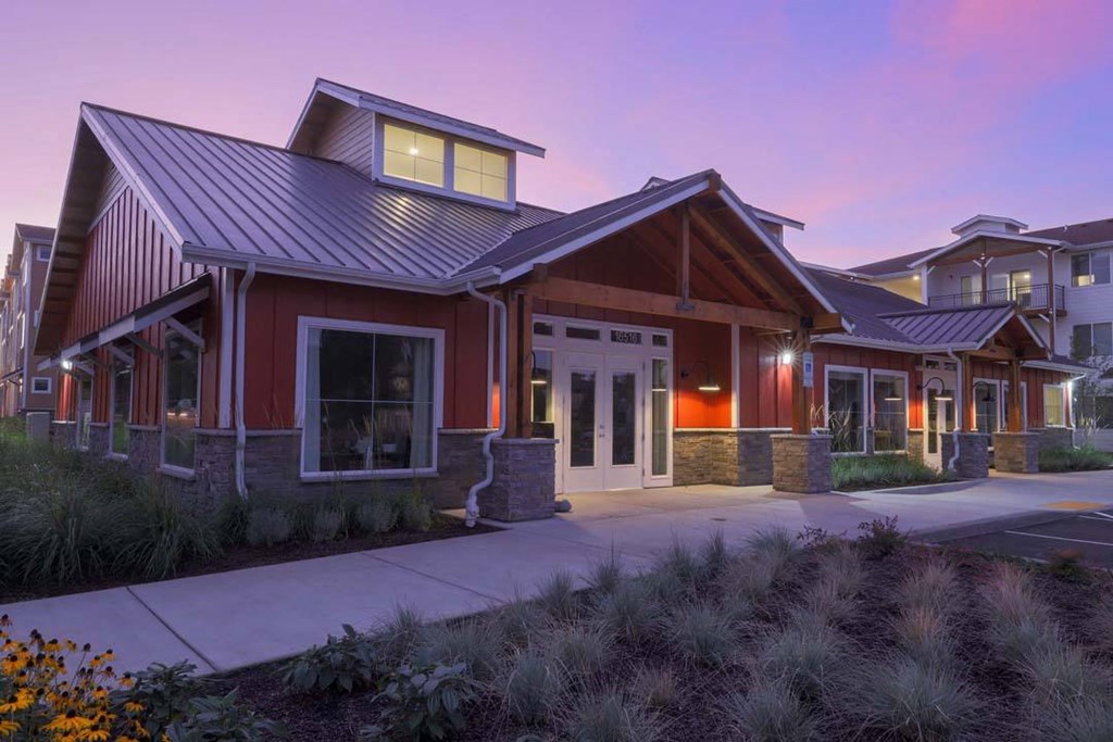 Clubhouse-Exterior View at Hearth Apartment Homes, Vancouver, Washington