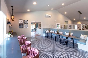 Resident Seating at Hearth Apartment Homes