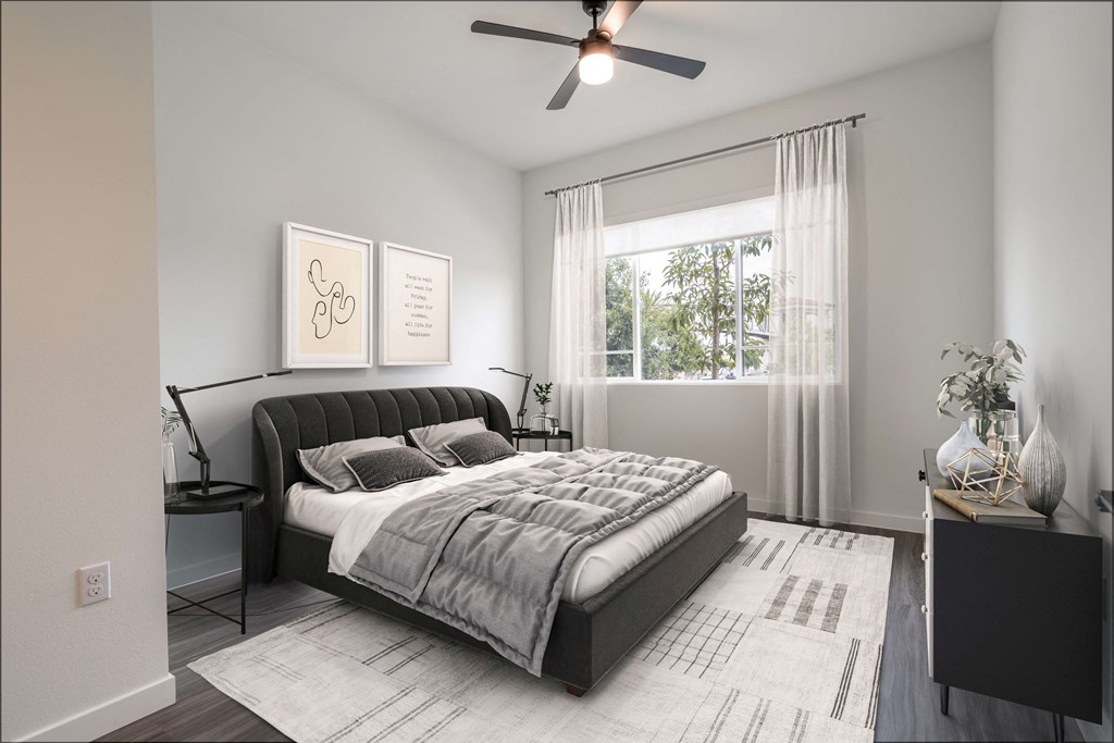 Main Bedroom at The Herald Apartments