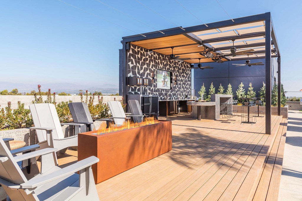 Resident Seating Area at The Herald Apartments