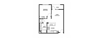A1 Floor Plan Image at The Herald Apartments