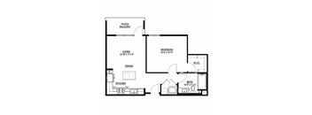 A3 Floor Plan at The Herald Apartments