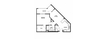 A6 Floor Plan at The Herald Apartments