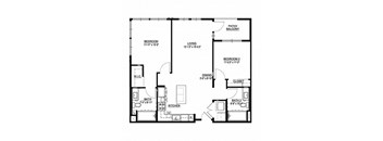 B4 Floor Plan Image at The Herald Apartments