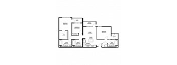 C1 Floor Plan at The Herald Apartments