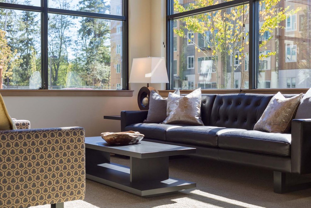 Comfy Sofas For Sitting at Tivalli Apartments, Lynnwood, Washington