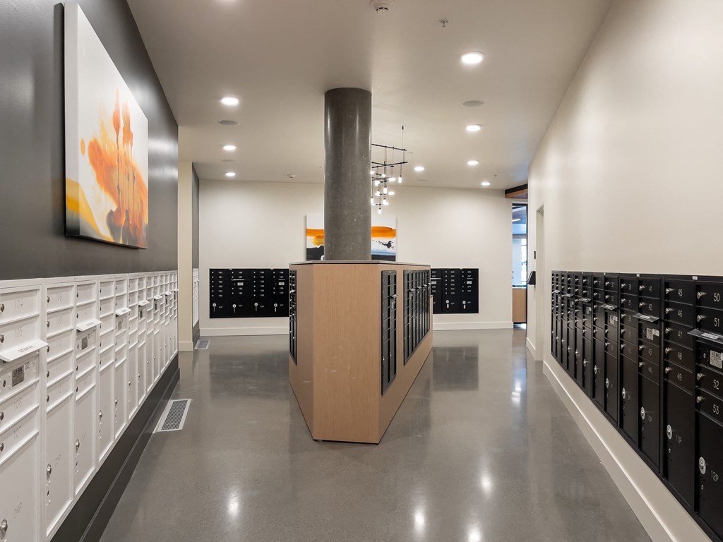 mail room at The Bower