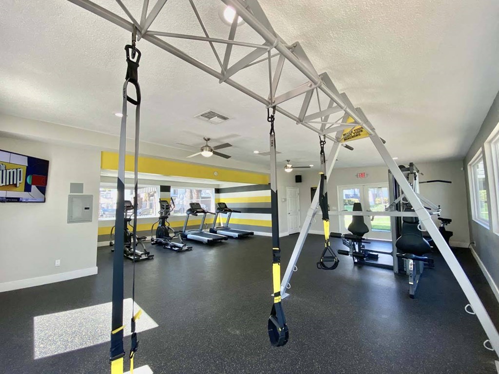 Modern Fitness Center at Monte Vista Apartment Homes, California, 91750