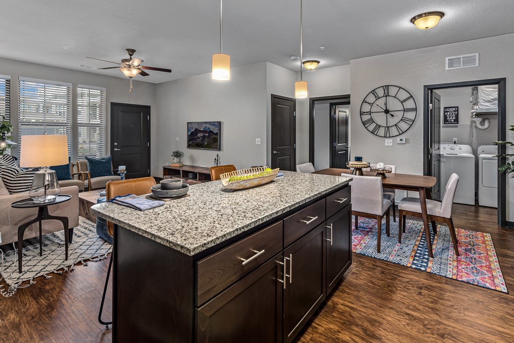 Kitchen Island at Ridge at Castle Rock