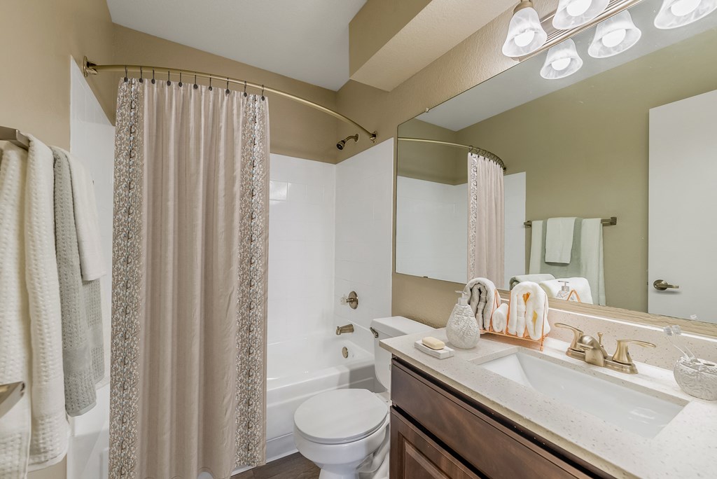 Bathroom at Garden Grove Apartments