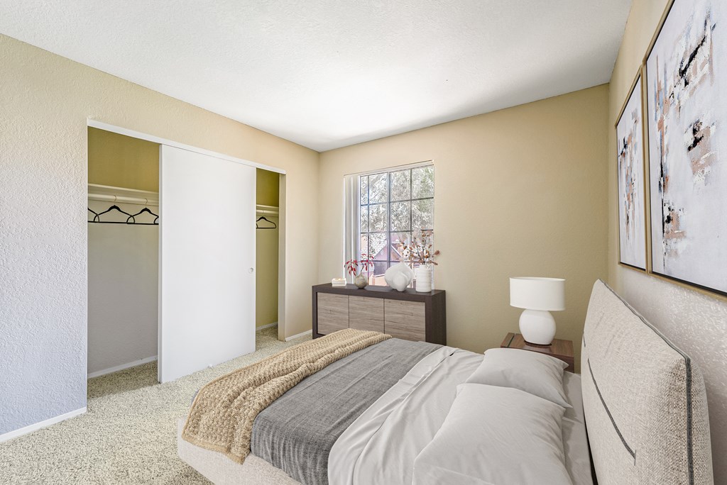 Bedroom at Garden Grove Apartments