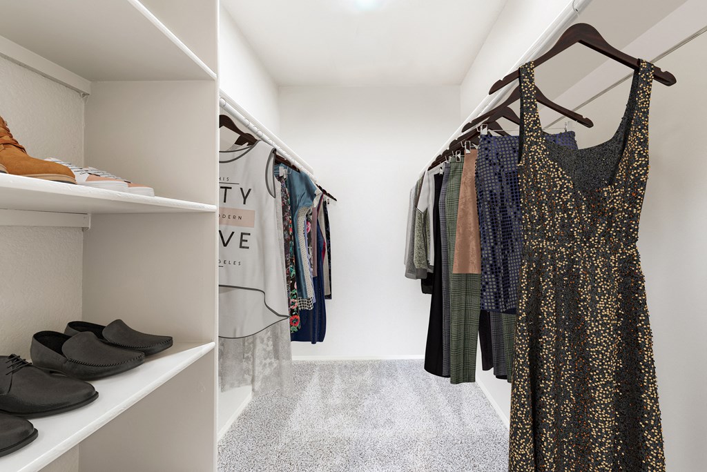 Closet at Garden Grove Apartments