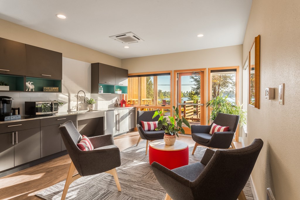 Resident social lounge at Artesia