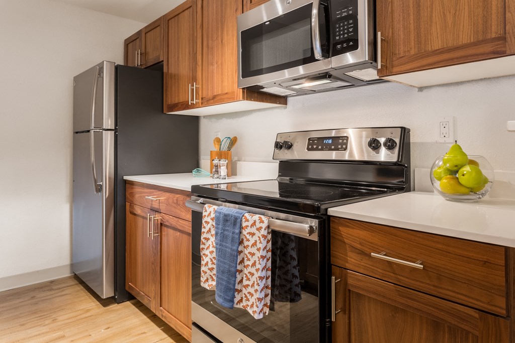 Stainless steel appliances at Artesia