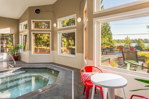 Spa views at Artesia