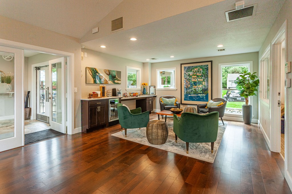 Seating area at Haven at Charbonneau