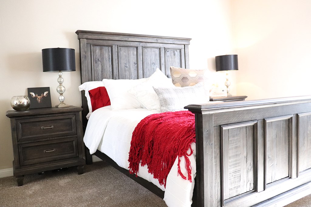Master Bedroom at Monte Vista Apartment Homes, 1825 Foothill Boulevard, California