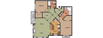 B5 Floor Plan at Maddox Apartments