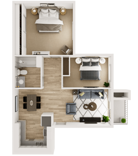B3 Floor Plan at Maris at Martinez