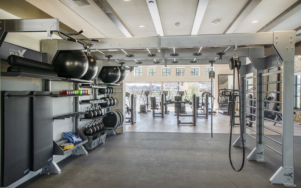 fitness center at Marisol Apartments