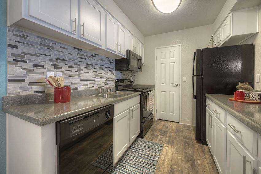 Fully Furnished Kitchen at Vizcaya Hilltop Apartments, Nevada - Photo Gallery 1