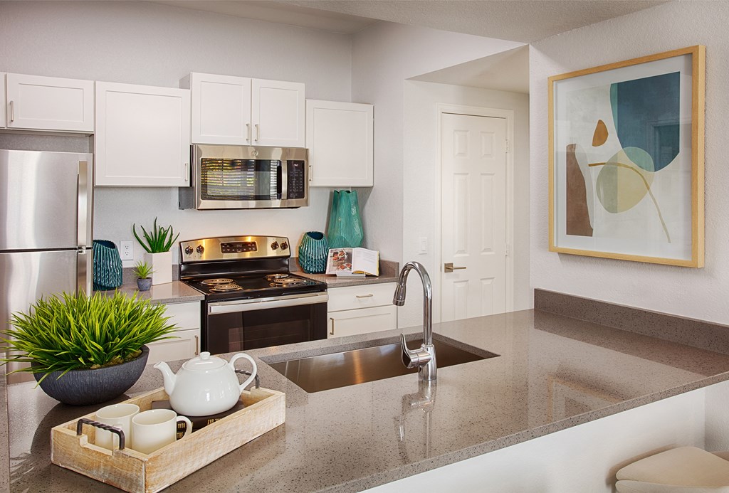 Kitchen Sink at Stone Cliff Apartments