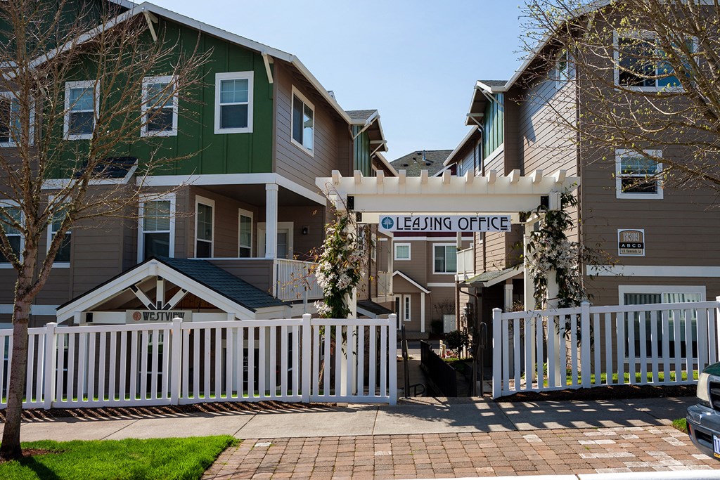 Leasing Office Exterior at Westview Heights Apartments, Portland, 97229