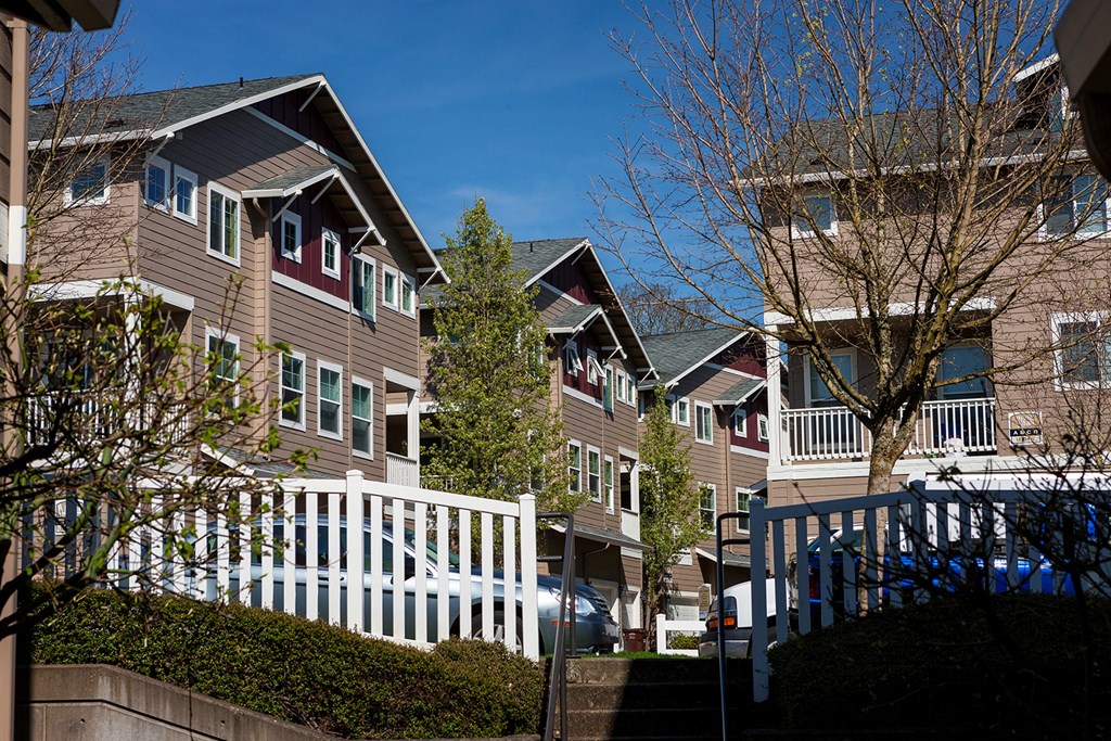Outdoor Stairs at Westview Heights Apartments, Portland, OR