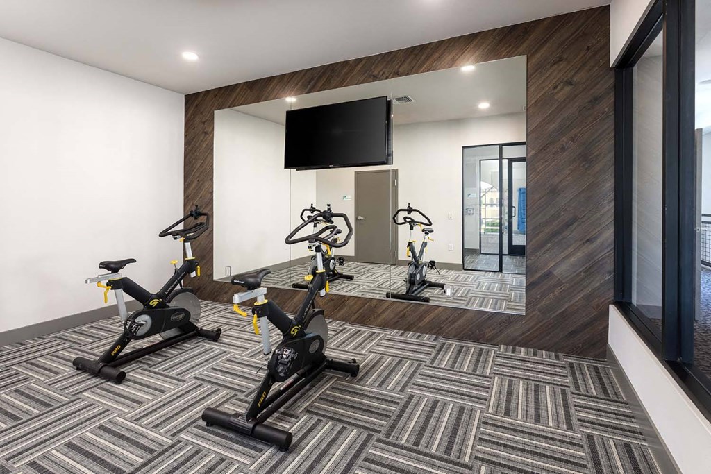 Peloton Bike And Training Space at Las Positas Apartments, California, 93010