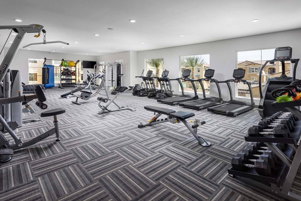 State Of The Art Fitness Center at Las Positas Apartments, Camarillo, California
