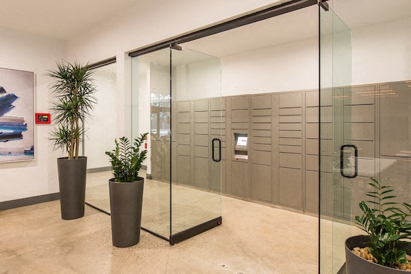 Package lockers at Marc San Marcos Apartments