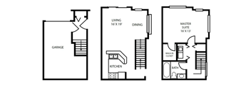 Floor Plan 6 at Pallas Townhomes & Apartments