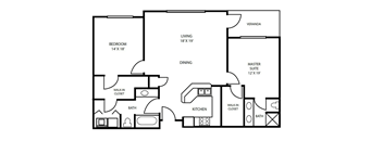 Floor Plan 13 at Pallas Townhomes & Apartments