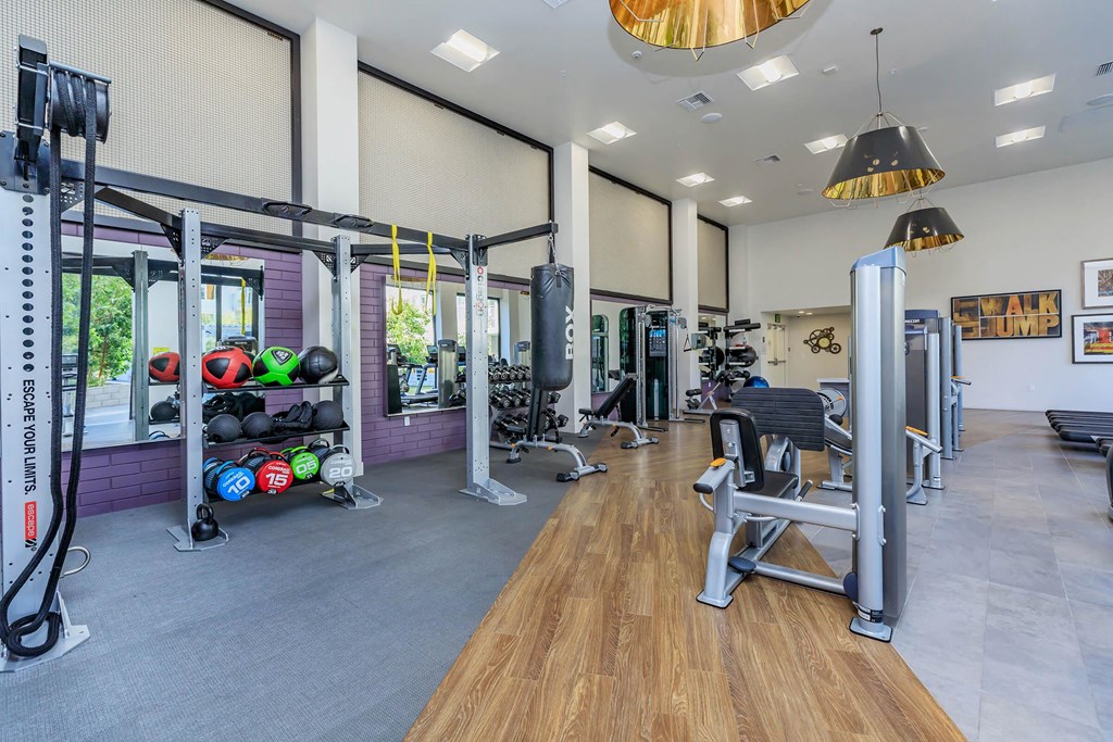 State of the Art Gym at The Platform Urban Apartments