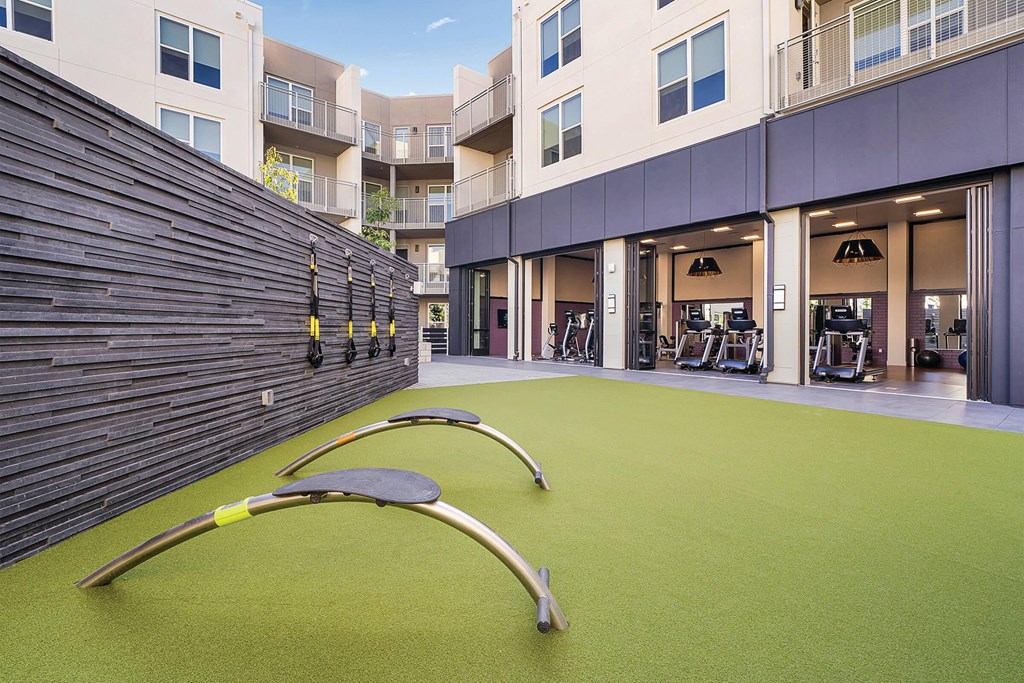 Grassy Area at The Platform Urban Apartments