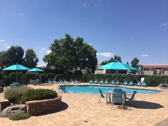 Pool with Tanning Beds at Reflections at the Marina, Nevada