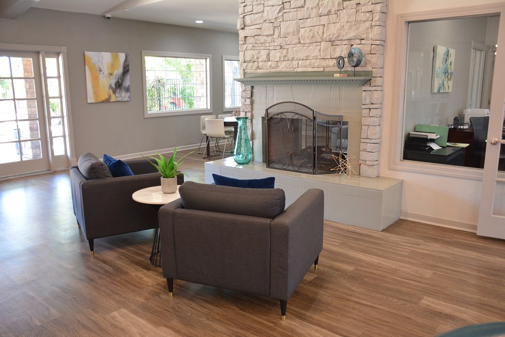 Fireplace Sitting Area at Reflections at the Marina, Nevada