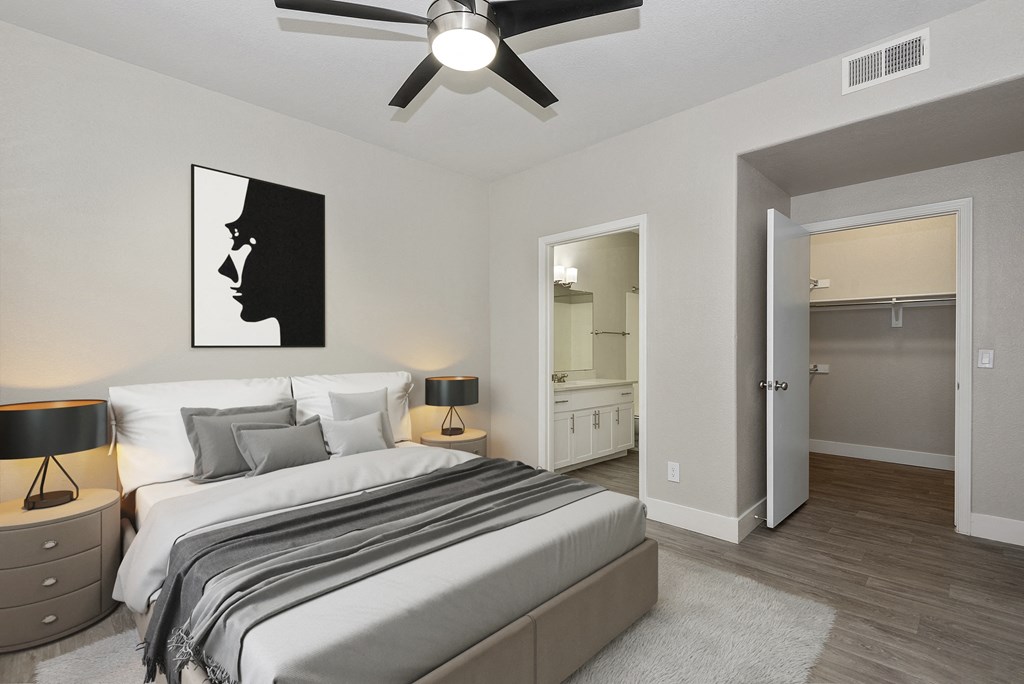 Bedroom at The Retreat Apartments