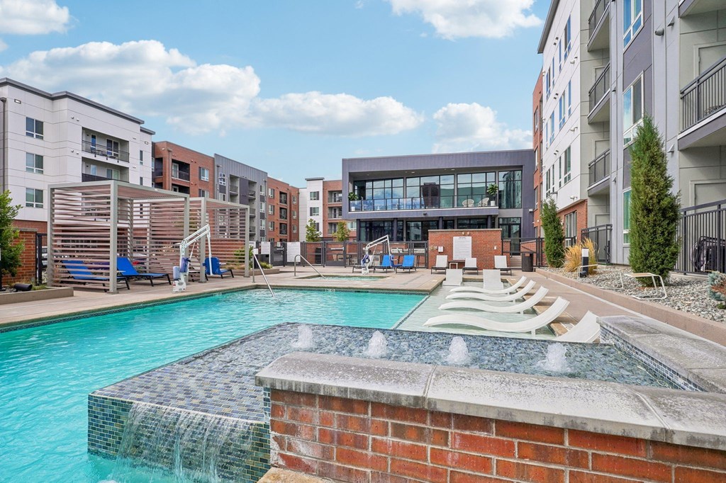 resort style pool at 4400 Syracuse