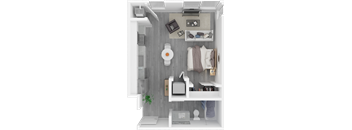 Floor Plan 1 at Parq Crossing Apartments
