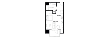 S2H Floor Plan at Eleanor H16 Apartments