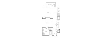 S4 Floor Plan at The Rylan Apartments