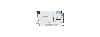 S4E Floor Plan at Eleanor H16 Apartments