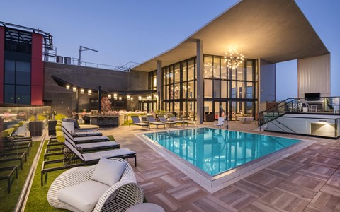 resort style pool at Shift