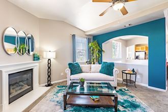 Living area at Caviata at Kiley Ranch